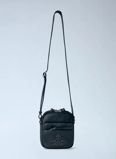 Vivienne Westwood Eton Small Crossbody Bag In Black