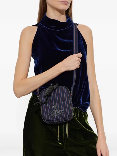 Vivienne Westwood Eton Small Crossbody In Blue
