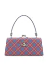 Vivienne Westwood Extra Large Doll Frame Tote Bag In Blue