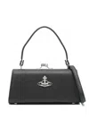 Vivienne Westwood Extra Large Doll Tote Bag In Black