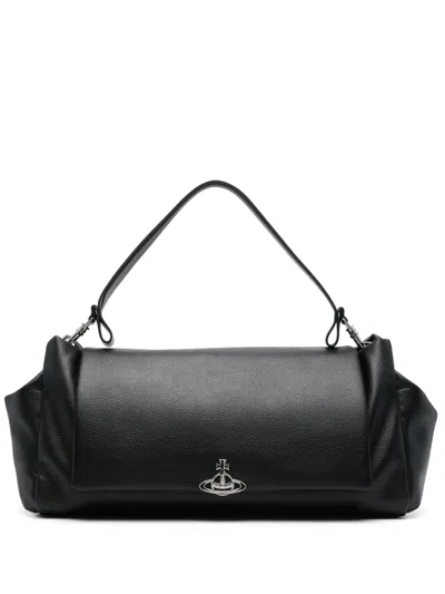 Vivienne Westwood Extra Large Hazel Handbag In Black