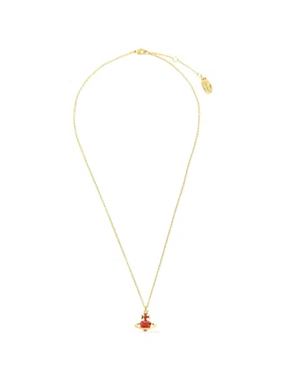 Vivienne Westwood Fabianna Bas Relief Necklace In Gold