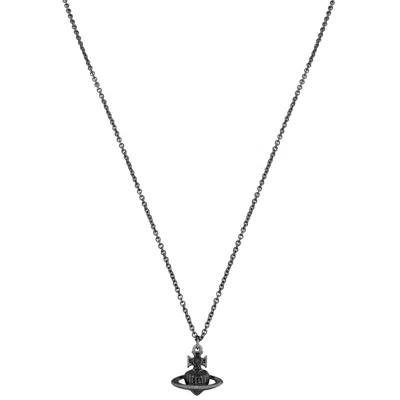Vivienne Westwood Fabianno Pendant Ruthenium In Black