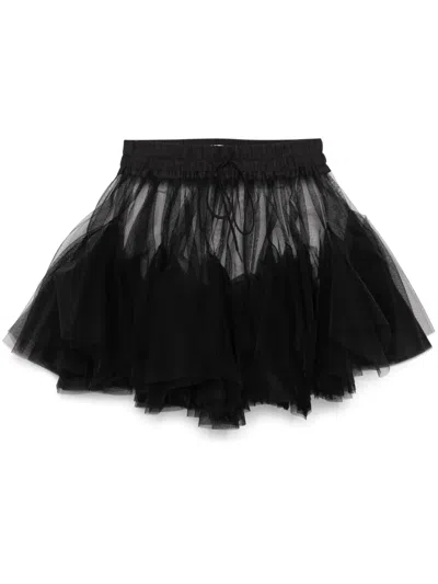 Vivienne Westwood Facette Mini Skirt In Black