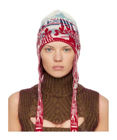 Vivienne Westwood Fairisle Flap Ears Beanie In Multi