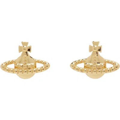 Vivienne Westwood Farah Earrings In Gold