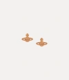 Vivienne Westwood Farah Earrings Pink Gold Brass Women In Pink Gold