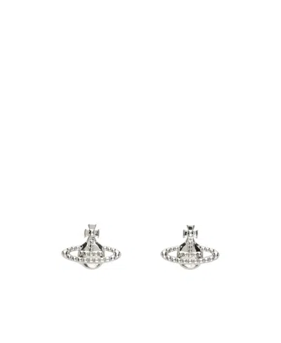 Vivienne Westwood Farah Earrings In White