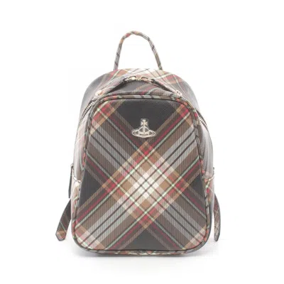 Pre-owned Vivienne Westwood Faux Leather Backpack () In Multi