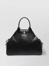 Vivienne Westwood Faux Leather Shoulder Bag With Pebbled Texture