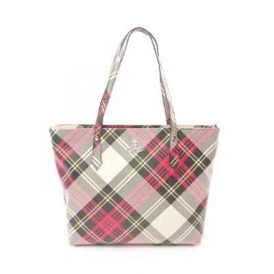 Pre-owned Vivienne Westwood Faux Leather Tote Bag () In Multi