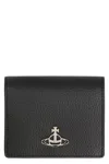 Vivienne Westwood Black Synthetic Leather Wallet In Black