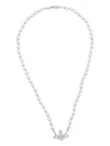 Vivienne Westwood Faux-pearl Orb Necklace In Metallic
