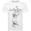 Vivienne Westwood Cotton Crew Neck T-shirt With Graphic Print In White