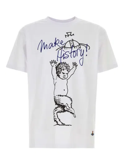 VIVIENNE WESTWOOD FAWN GRAPHIC-PRINT T-SHIRT