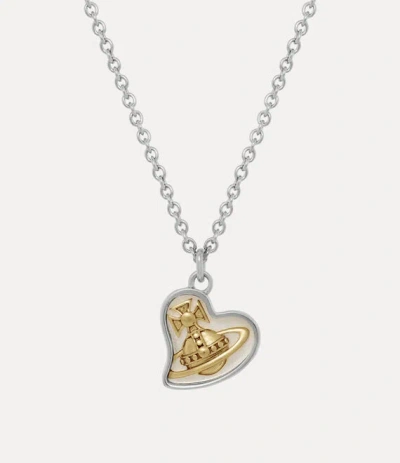 Vivienne Westwood Faye Pendant Necklace Platinum-gold Platinum-gold Women In Silver