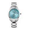 Vivienne Westwood Fenchurch Watch Silver / Turquoise Stainless Steel Women In White