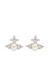 Vivienne Westwood Feodora Earrings In Silver