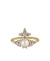Vivienne Westwood Feodora Orb Ring In Gold