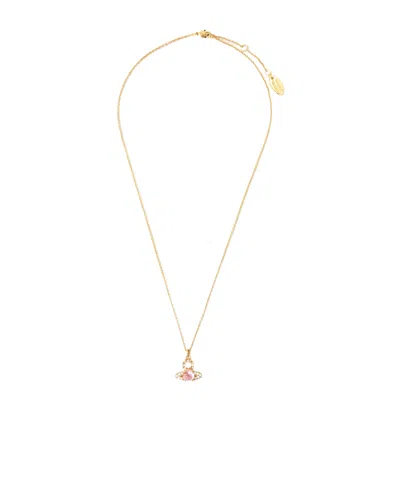 Vivienne Westwood Fine Linkchain Necklace In Yellow