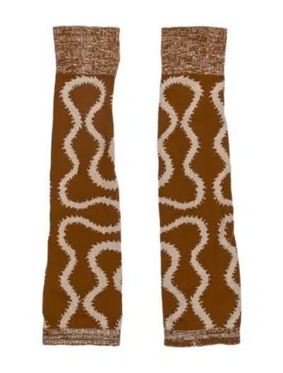 Pre-owned Vivienne Westwood Fingerless Gloves In Brown
