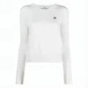Vivienne Westwood Fitted White Knit Top With Round Neckline In White