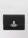 Vivienne Westwood Flap Fold-over Textured Finish Purse