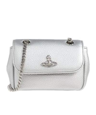Vivienne Westwood Flap Shoulder Bag In White