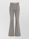 Vivienne Westwood Flared Checkered Stretch-cotton Trousers