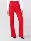 Vivienne Westwood Flared Wool Pants High Waist In Red