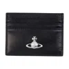 Vivienne Westwood Flat Card Holder In Black