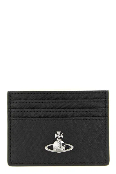 Vivienne Westwood 'flat' Card Holder In Black