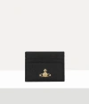Vivienne Westwood Flat Card Holder Faux Leather Black3d-orb One Size Women