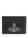 Vivienne Westwood Flat Card Holder Small Leather Goods Black
