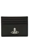 Vivienne Westwood Credit Card Holder Orb In Black