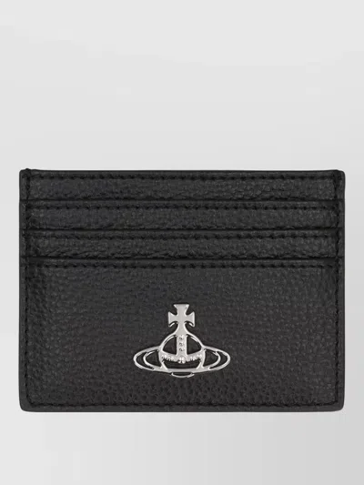 Vivienne Westwood Flat Cardholder Eco Leather Texture