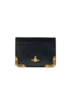 Vivienne Westwood Flat Orb Card Pack In Black