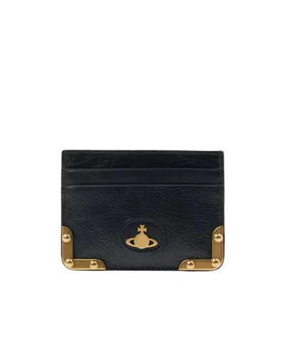 Vivienne Westwood Flat Orb Card Pack In Black