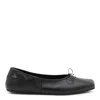 Vivienne Westwood Slippers Round Toe Bow Detail In Black