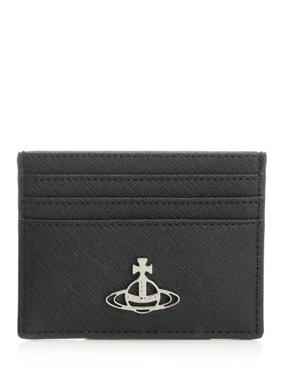 Vivienne Westwood Flat Small Leather Goods Black