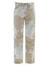 Vivienne Westwood Ranch High-rise Straight Trousers In Beige