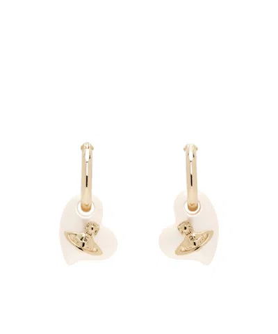 Vivienne Westwood Florentia Earrings In Yellow