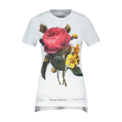Vivienne Westwood Flower Peru T Shirt In White
