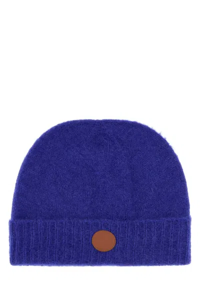 Vivienne Westwood Fluffy Beanie In Blue
