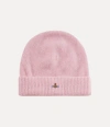 Vivienne Westwood Fluffy Beanie Fluffy Pink Os-u Unisex In Pink