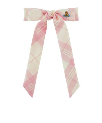 Vivienne Westwood Flyes Hair Clip In Pink