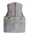 Vivienne Westwood Foam Corset Skirt In Gray