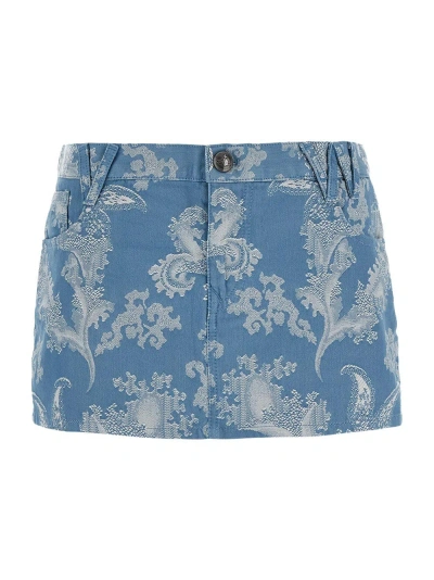 Vivienne Westwood Foam Skirt In Blue