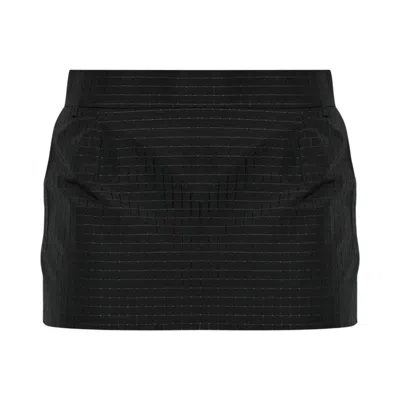 Pre-owned Vivienne Westwood Foam Tailored Skirt 'black' | Women's Size 40