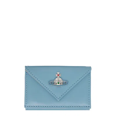 Vivienne Westwood Fold Your Wallet In Blue